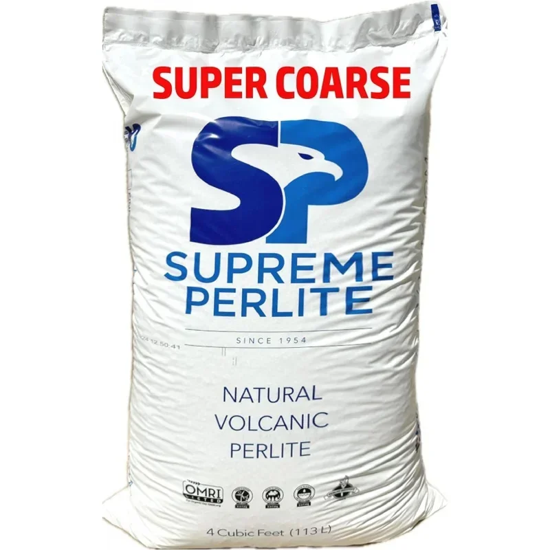 Horticultural Grade Expanded Perlite – 4 Cubic Foot – 113 Liters – 103 U.S. Dry Qrts – Indoor & Use – OMRI Listed