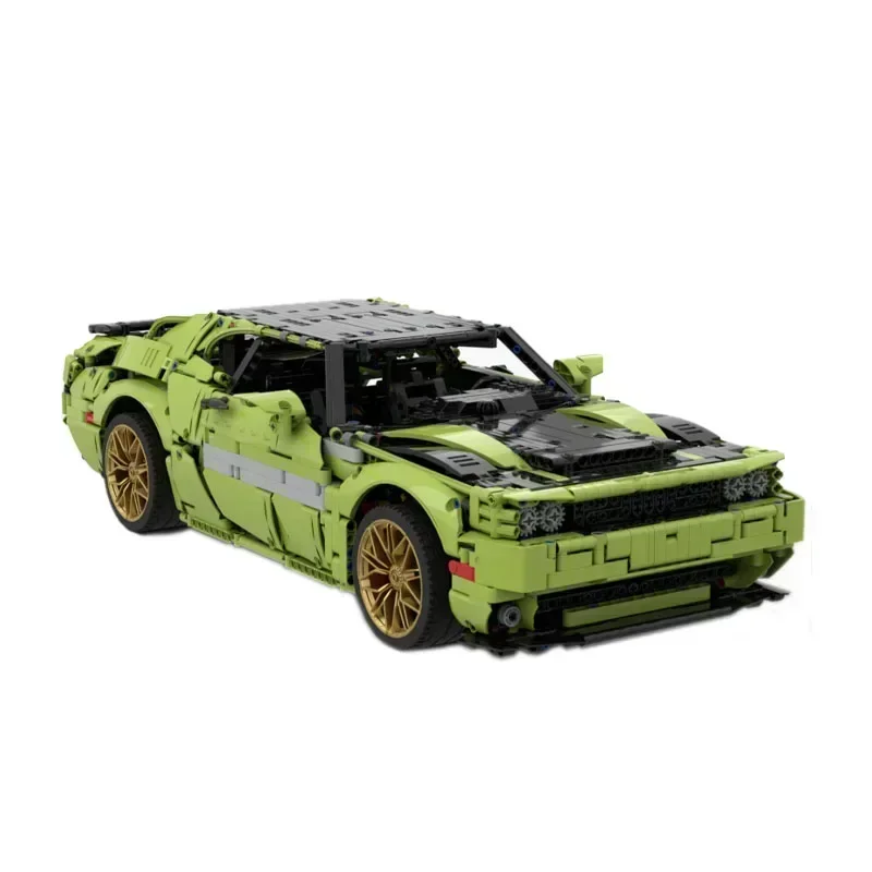 New MOC-152910 Challenger 2008 Supercar Assembly Splicing Building Block Model 3212 Auto Parts Building Block Kids Toy Gift