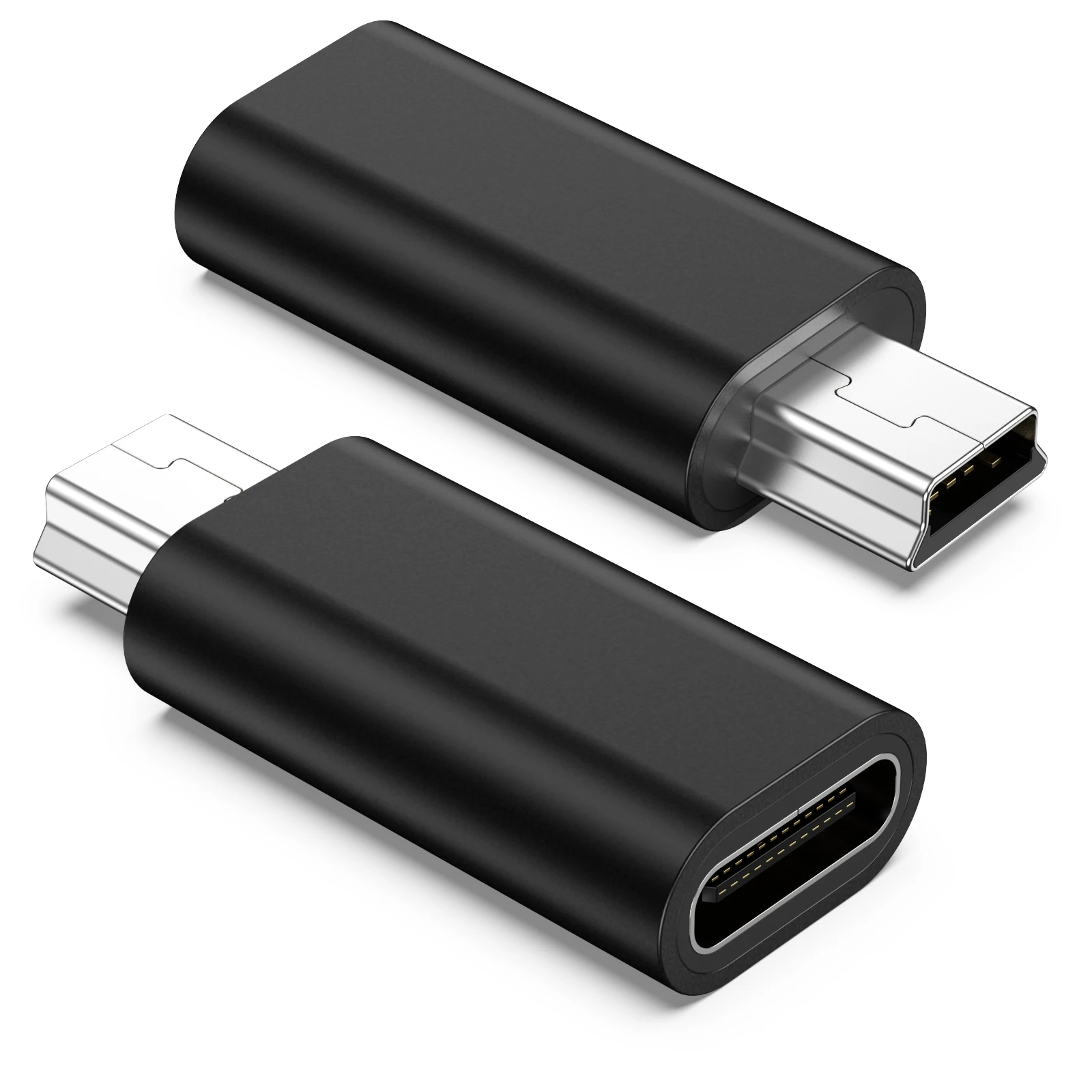 Type C to Mini USB 2.0 Adapter Charging Data Transfer USB C Female to Mini USB Male Converter For Cameras Gopro MP3 MP4 GPS Unit
