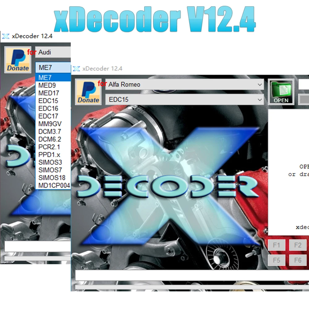 

XDecoder V12.4 Full VERSION with Remover Crack D-TC OFF Software for BMW EDC15 EDC16 EDC17