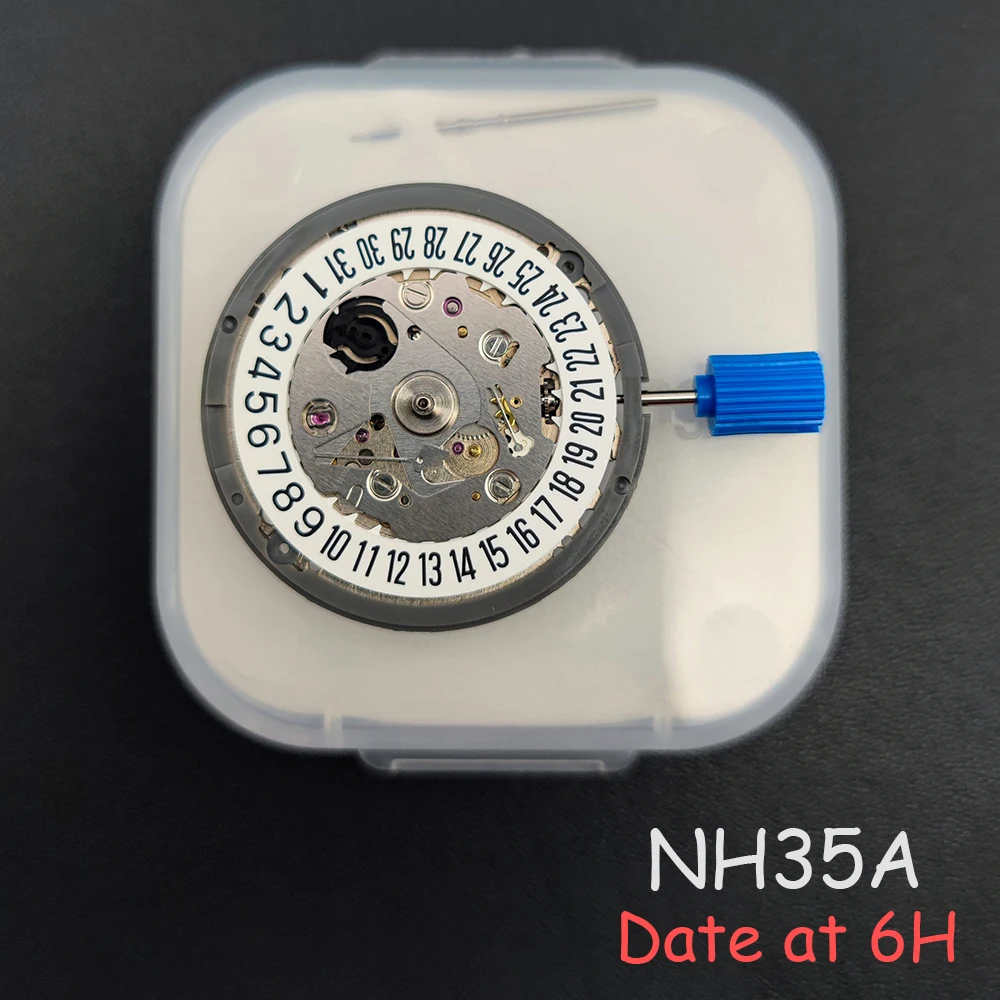 

Genuine Automatic Machinery Movement NH35 Watch Movement Improved 6H Date Wheels NH35A 6h Disc Customized Parts Replacement