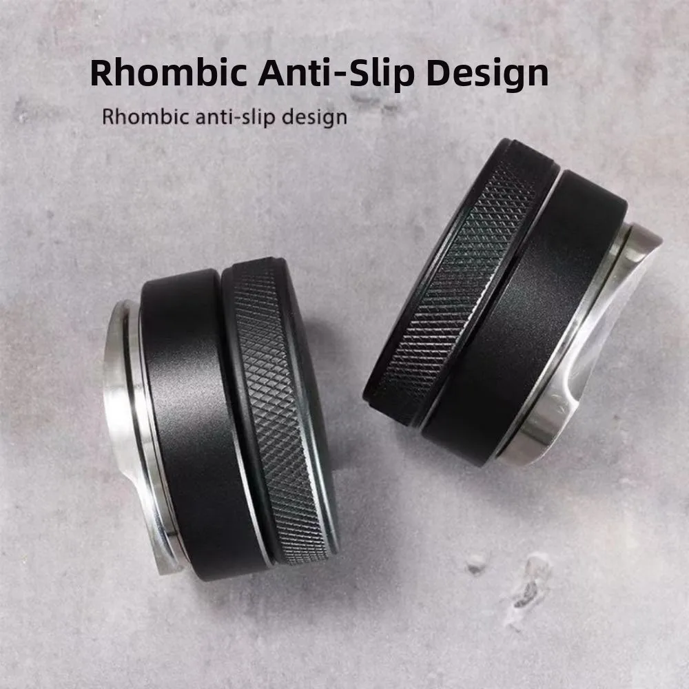 304 Stainless Steel Coffee Distributor Anti-slip Adjustable Espresso Distribution Tool 3 Angled Slopes 51/53/58mm