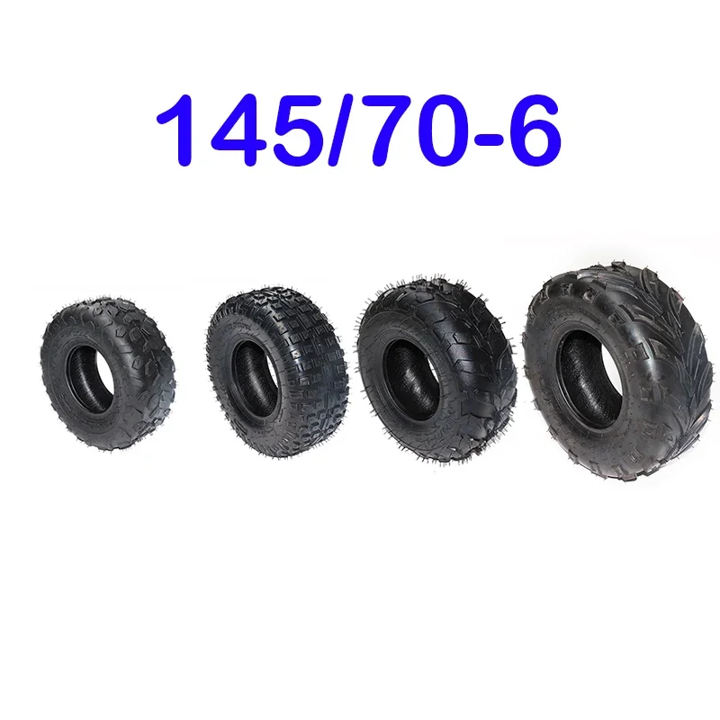 

2 pieces/lot 6Inch ATV Tires 145/70-6 Four Wheel Off-road Vehicle Suitable for 50cc70cc110cc Small ATV Front Wheel or Rear Wheel