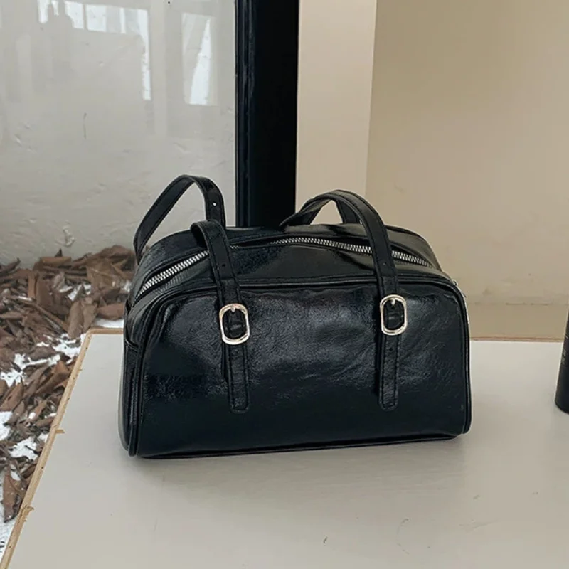 

Fashion Women Green Big Shoulder Bags PU Leather Female Purse Handbags Large Capacity Ladies Daily Small Casual Tote