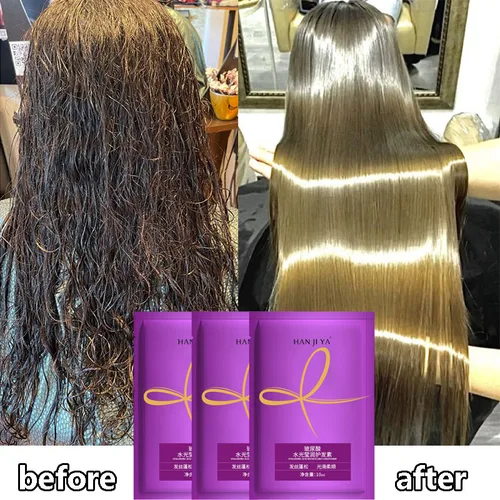 Mascarilla para el cabello con queratina mágica, reparación de daños en 5 segundos, rizado, suave, liso, brillante, hidratación profunda del cabello, tratamiento, reparación, mascarilla para el cuidado del cabello