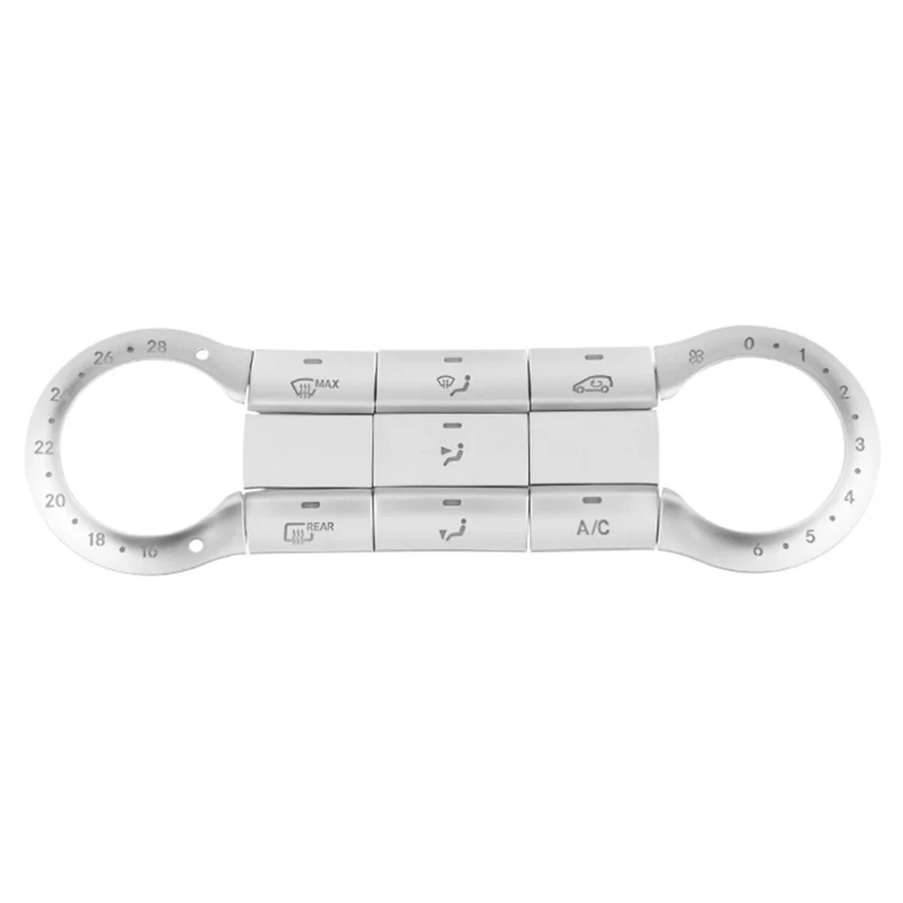 1 Set Air Conditioning Buttons Trim For Mercedes C117 X156 For CLA GLA 200 250 13-2018 Central Air Conditioning Button Patch