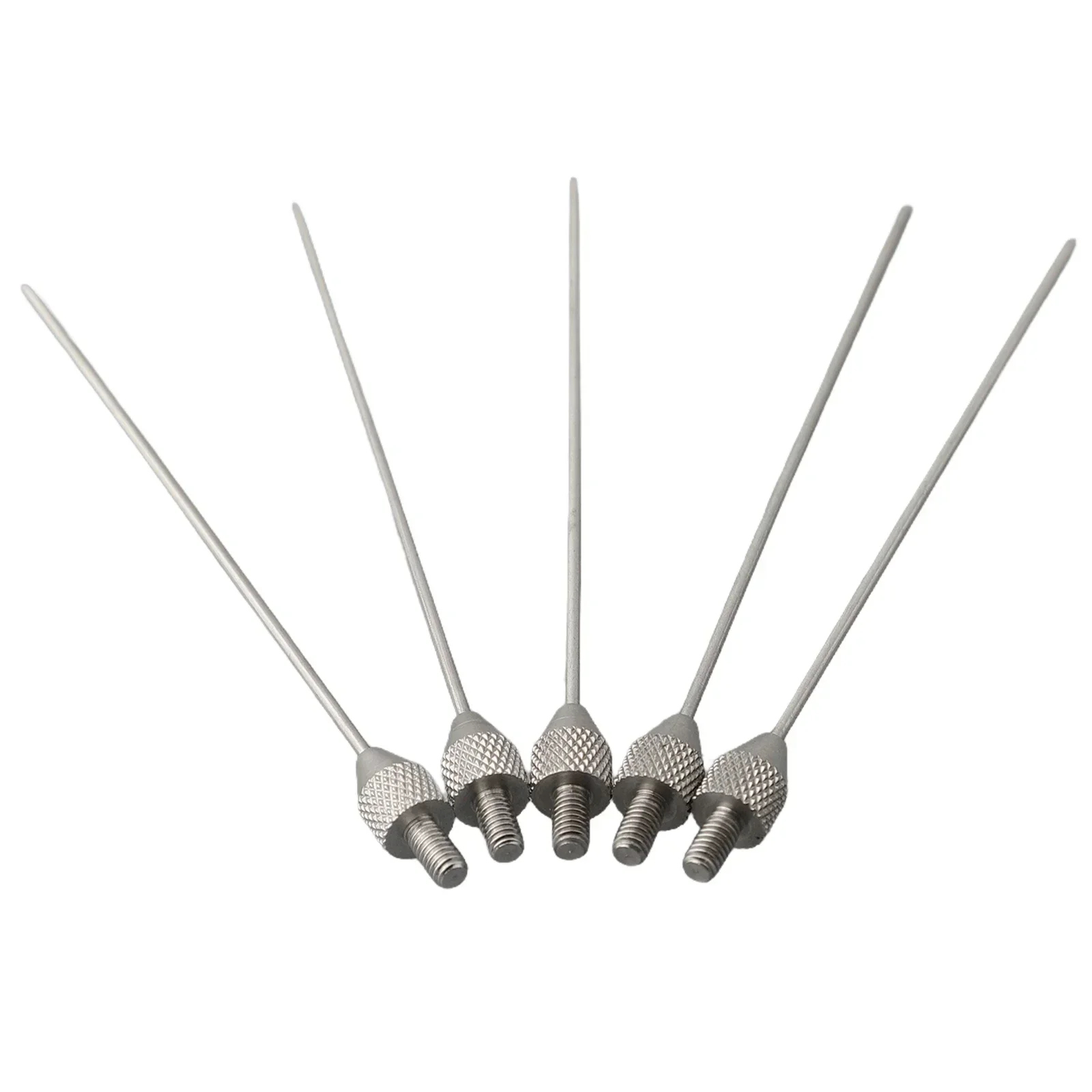 5Pcs Needle Contact Points For Dial Indicator Depth Measure 1X50mm Length Tip M2.5 Stainless Steel Needle Contact Indicators