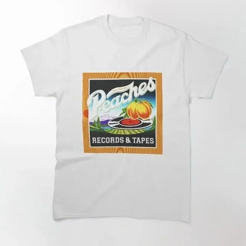 Peaches Records T shirt Vintage Retro Vinyl