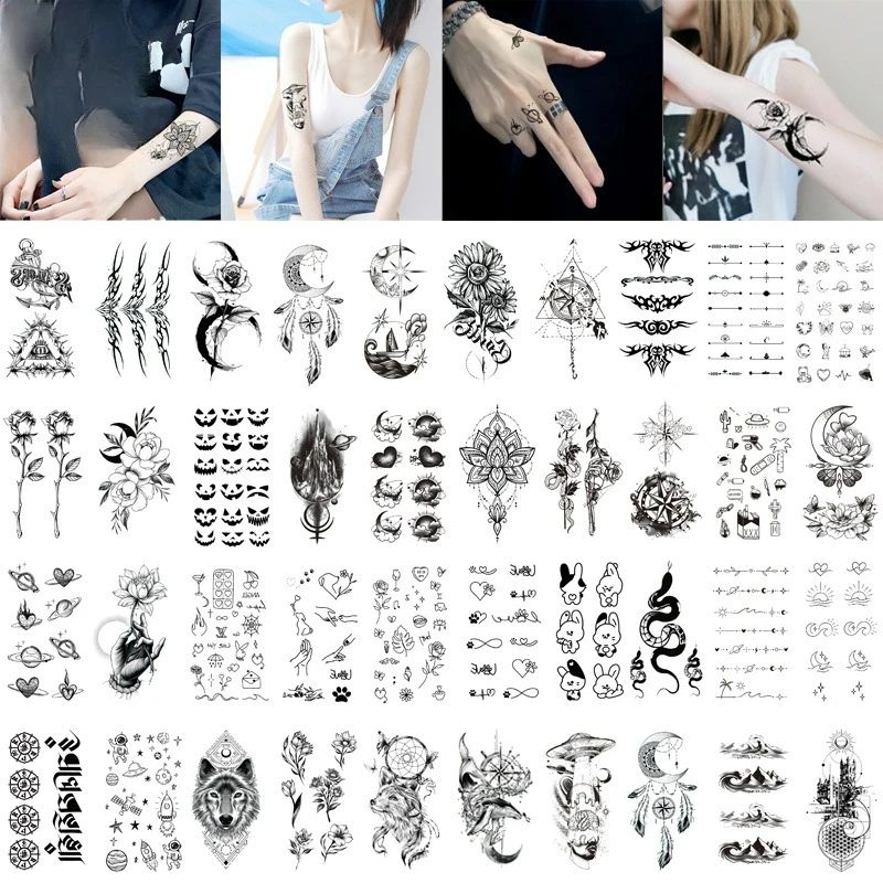 

small fresh Temporary Tattoos,Tattoo Stickers,Waterproof Long-Lasting,Fake Tattoo,body art for men and women