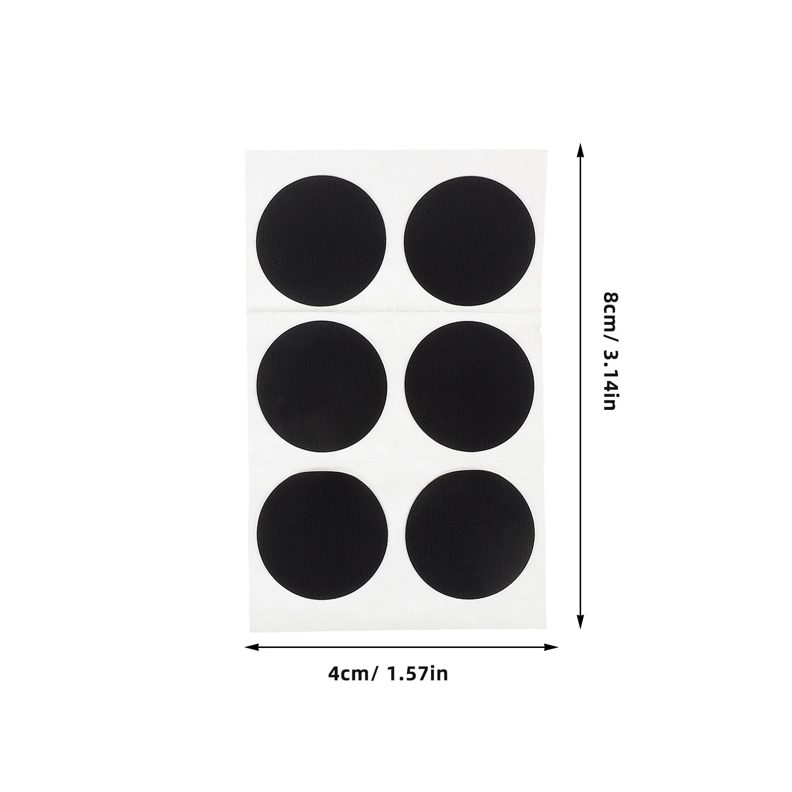 60 قطعة طقم تصليح رقعة إطارات الدراجة بقع المكونات المسطحة ذاتية اللصق لإصلاح رقعة الطريق الجبلية للدراجة الداخلية #3