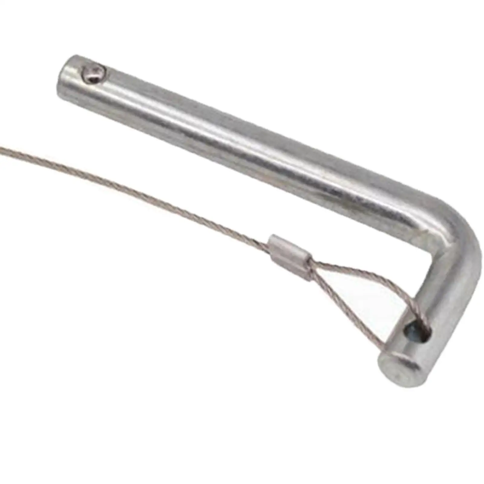 Weight Stack Pin with Pull Rope Portable Selector Lock Pin Replacement Weight Loading Pin for Commercial Gym Fitness Equipment