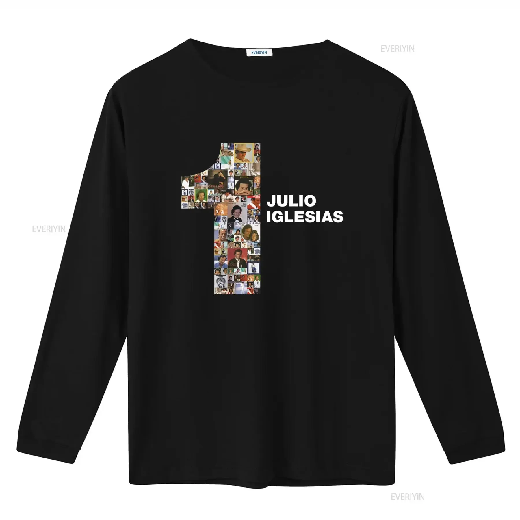 Julio Iglesias Greatest Hits Music Latin T Shirt La vida sigue igual Design vintage Washed Comfortable Stylish Versatile