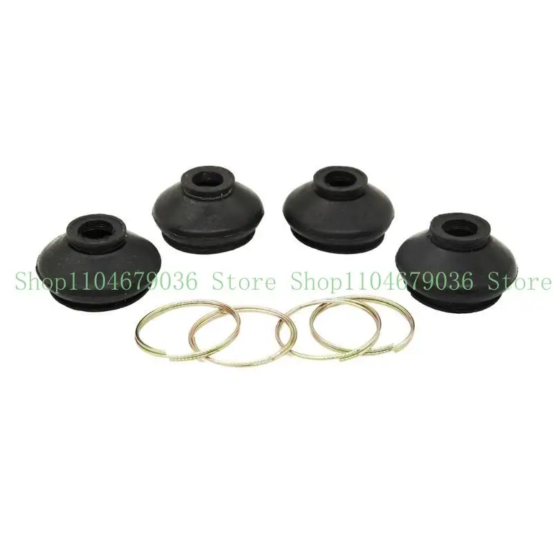 652F Set Of 4 Rubber Dust Covers Protective Rubber Caps Universal Rubber Covers Adjustable Covers for ATVs