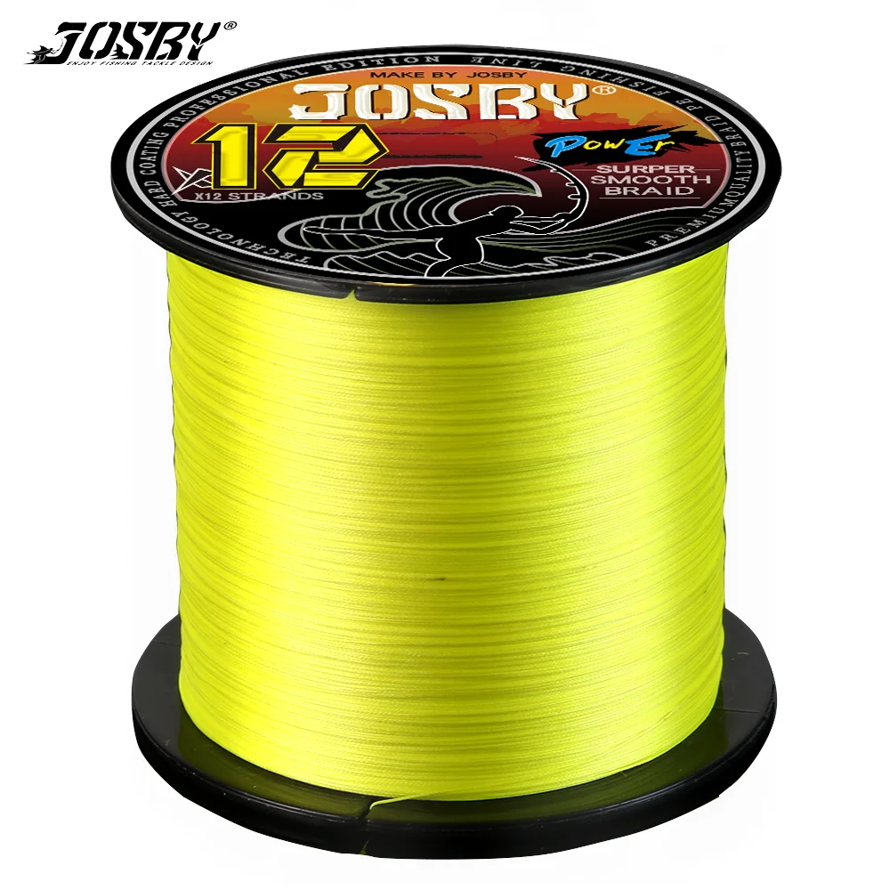 خوسيه 12 ستراند جديلة خيط صنارة الصيد X12 300 متر 500 متر PE Multifilamento MaxDrag 25-120LB المياه المالحة عالية القوة المياه المالحة دائم #5