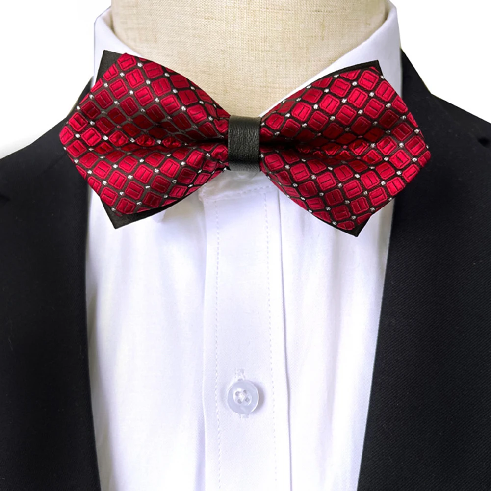 Pre Tied Bow Tie Necktie Banquet Daily Evening Party Convenient Fashion Formal Mens Skinny Slim Striped Wedding Fashion New