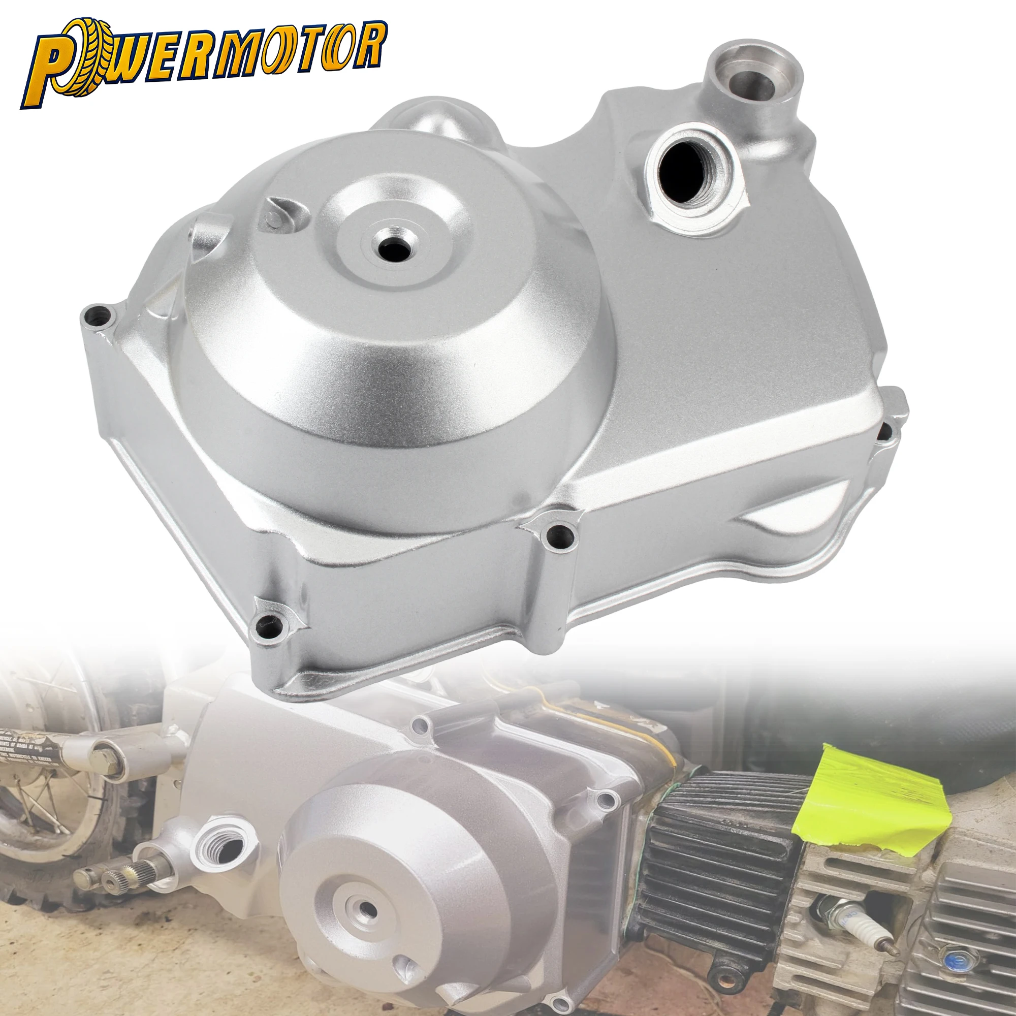 

ATV Engine Right Side Crankcase Cover 50cc 70cc 110cc 125cc Kart Auto Clutch Start Engines Clutch Shell Aluminum Accessories