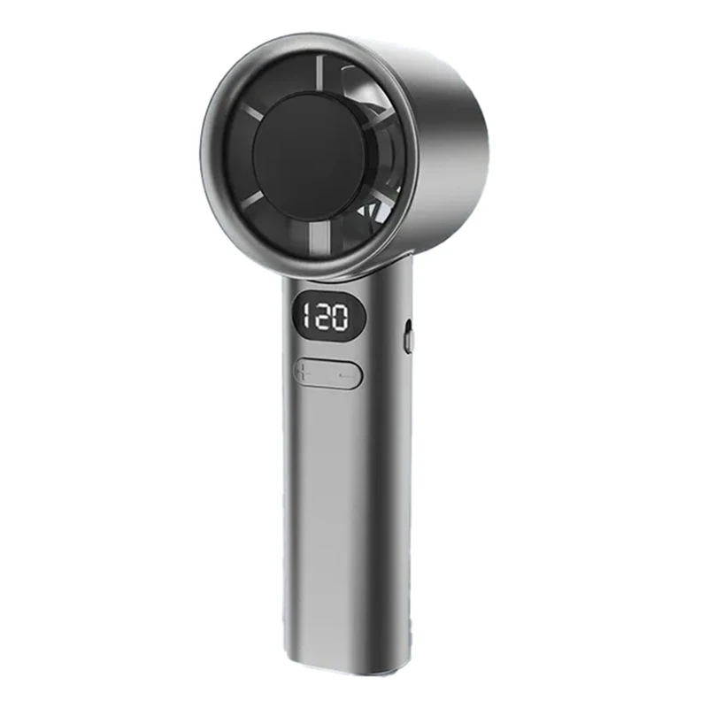 120 engrenagens ventilador portátil portátil 120 velocidade do vento mini bladeless ventiladores de mão recarregável escritório usb ventilador elétrico
