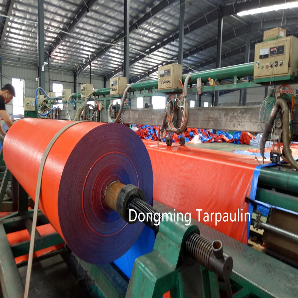 2024 Factory Hot Selling PE Tarpaulin Sheet Waterproof Heavy Duty Poly Tarp Cover Woven Technique for Bags and Cars