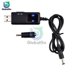 USB Power Boost Line DC 5V do 9V/12V Moduł Step UP Konwerter USB Adapter Kabel Routera 2.1x5.5mm Wtyczka