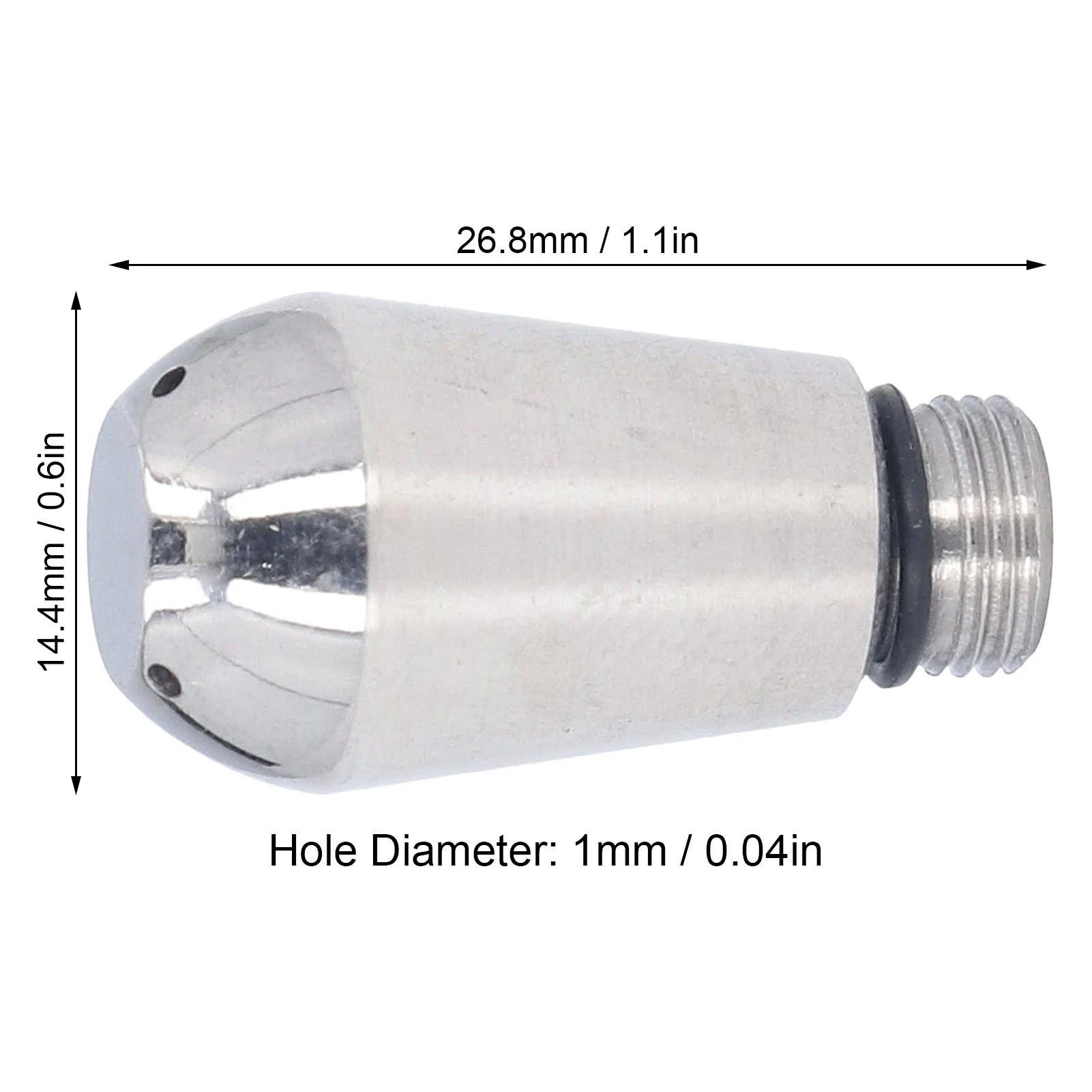 Boquilla de vapor para cafetera, repuesto de punta de múltiples agujeros de acero inoxidable 304 para boquilla de vapor de acero inoxidable EXPOBAR