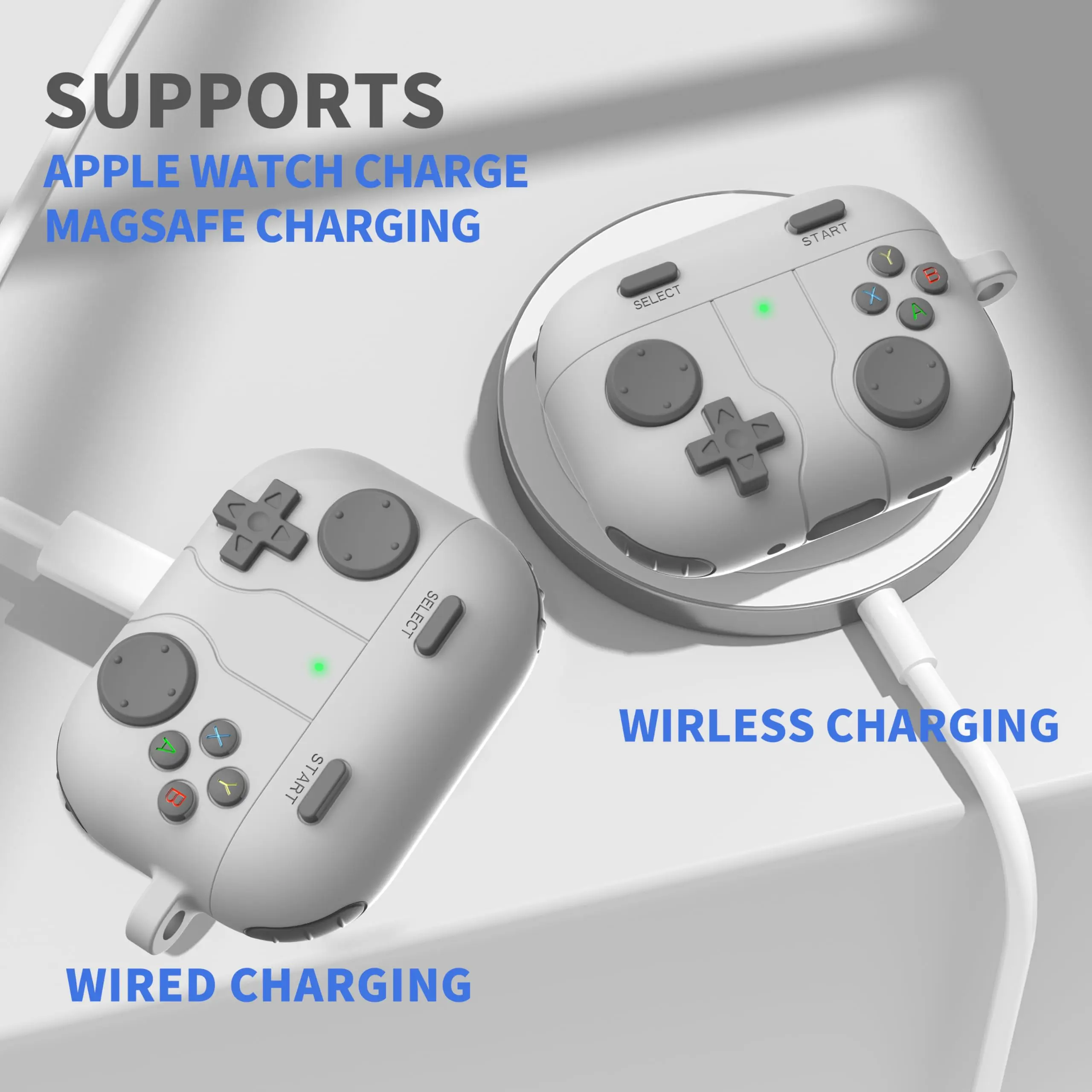 Game Case for AirPods Pro 3 Classic Cool Funny Shock-Proof Protective Silicone Case for Men Airpods Pro 3 Case with Cleaner Kit