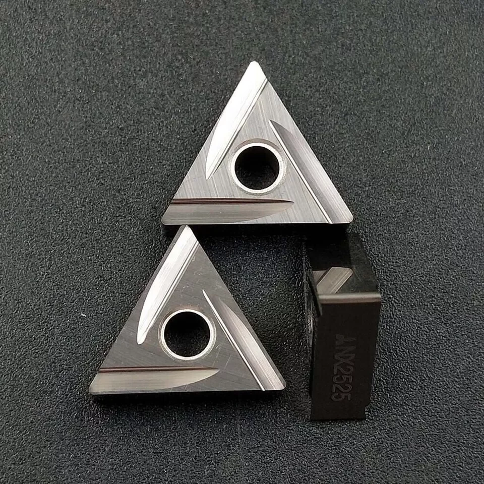 High-Gloss Cleaner Metal Ceramic Turning Blade/Triangular Double-Sided High-Precision Grinding Insert Tnmg160402/04/08R/L-2G for Mtjnr/L Tool Holder