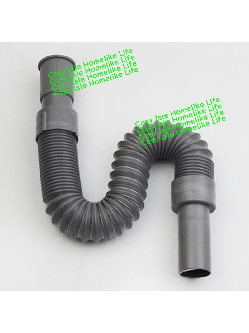 

Сливный шланг для раковины, кухонная раковина, водопроводная труба для сточных вод, гибкая растягивающаяся Cess-труба, фитинги для шланга с защитой от запаха, 80 см