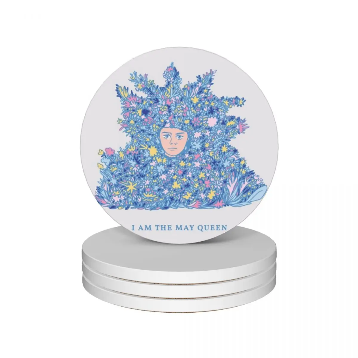 

Midsommar - I Am the May Queen - Fan Art of the 2019 Horror Movie Ceramic Coasters (Set of 4) cute cup Coasters