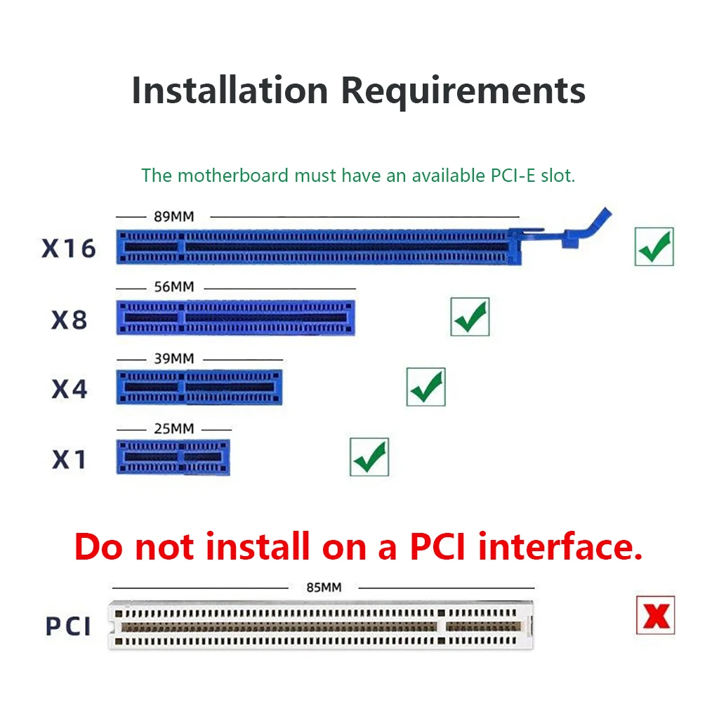 PCIe zu Dual 19-Pin USB 3.0 interne Erweiterungskarte, PCI-E x1/x4/x8/x16 zu 2 x USB 3.0 Frontpanel-Anschluss, Plug & Play – Detail 1