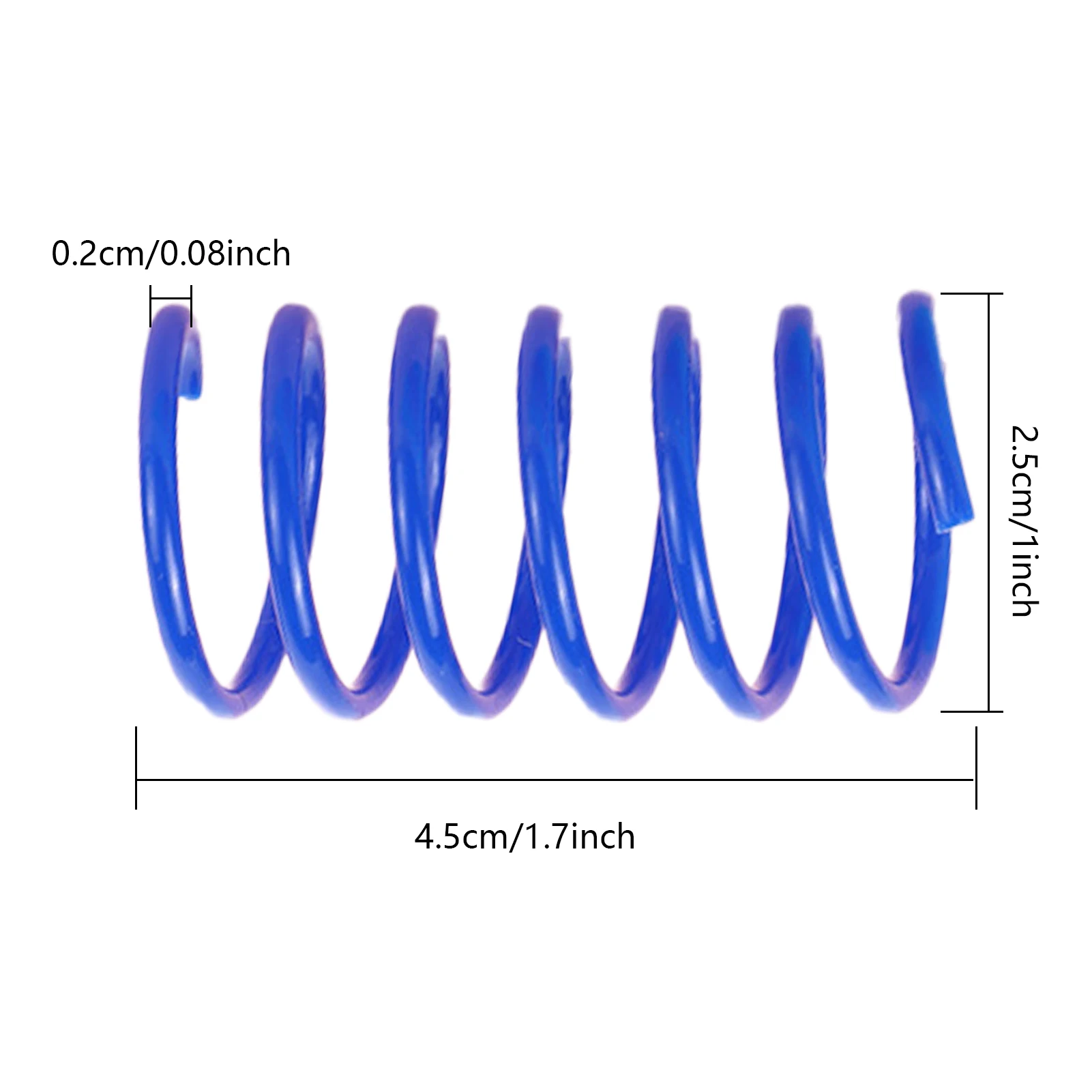 Cat Spring Coil 4Pcs PP Coil Spiral Springs Para Kitten Pets Colorful Springs Cat Toy Para Swatting Biting Hunting Kitten Brinquedos