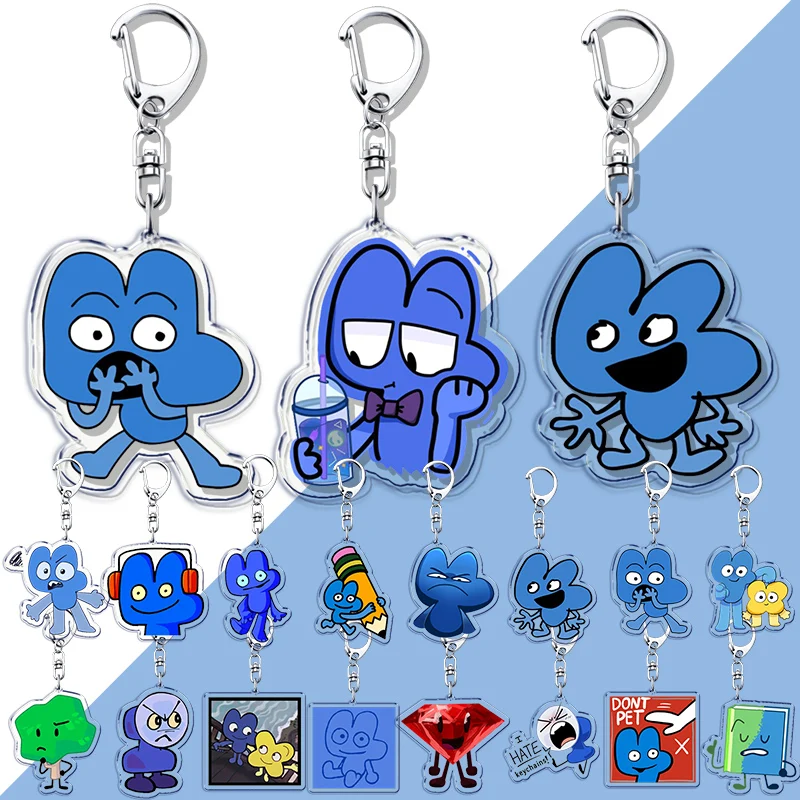 Cute Cartoon Bfb Fourx Keychain for Accessories Bag Key Chain Ring