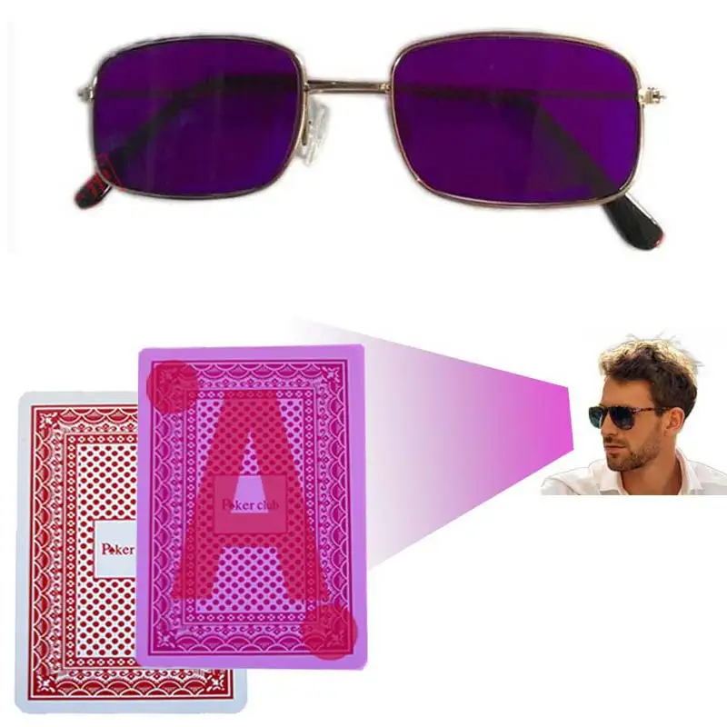 

Infrared Sunglasses For Invisible Ink Marked Card Anti Poker Cheating Red Light Glasses