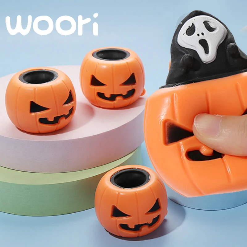 

Halloween Ghost Squeeze Pumpkin Death Ghost Cup Toys Decompression Fidget Antistress Sensory Stress Reliefing Gift Kids Adults