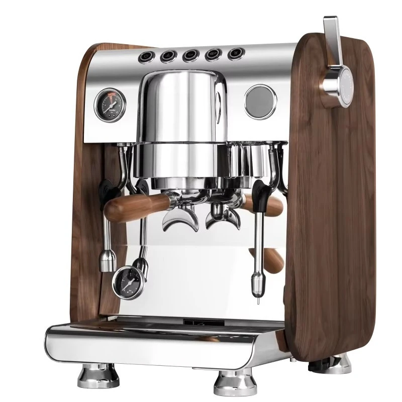 Single Cup Capuchino Espresso Machine Small Home Semi-Automatic Coffee Maker Imported