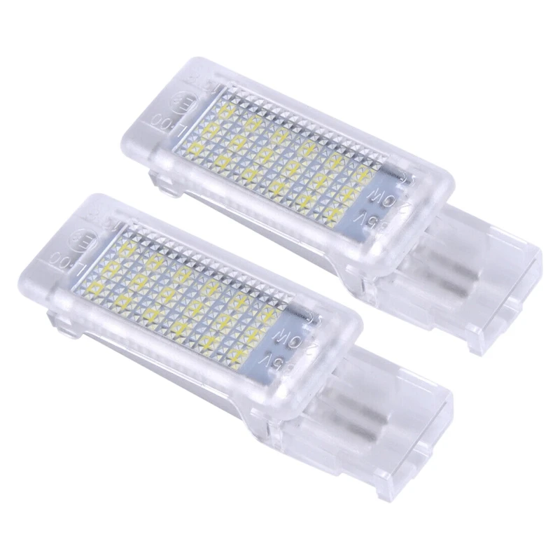 2Pcs Car LED Footwell Light Trunk Lamp For Golf Plus Jetta Passat CC EOS Scirocco Tourage Sharan Caddy