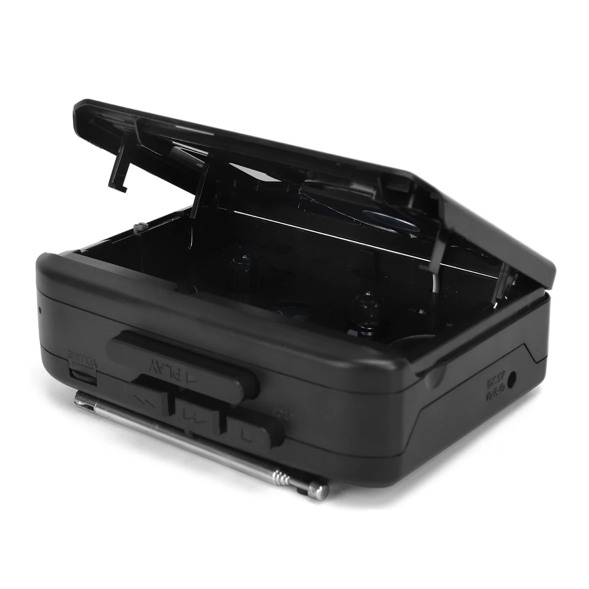 TONIVENT TON009 Portable Cassette Player AM/ FM Radio Auto Stop Mini Stereo Tape Player 3.5mm Earphone Jack Adjustable Volume