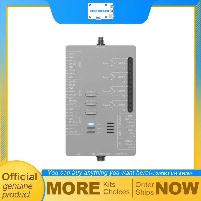OAK M8 Controller Box, OAK4 Hardware Expansion Module for Extended Interfaces and Device Control
