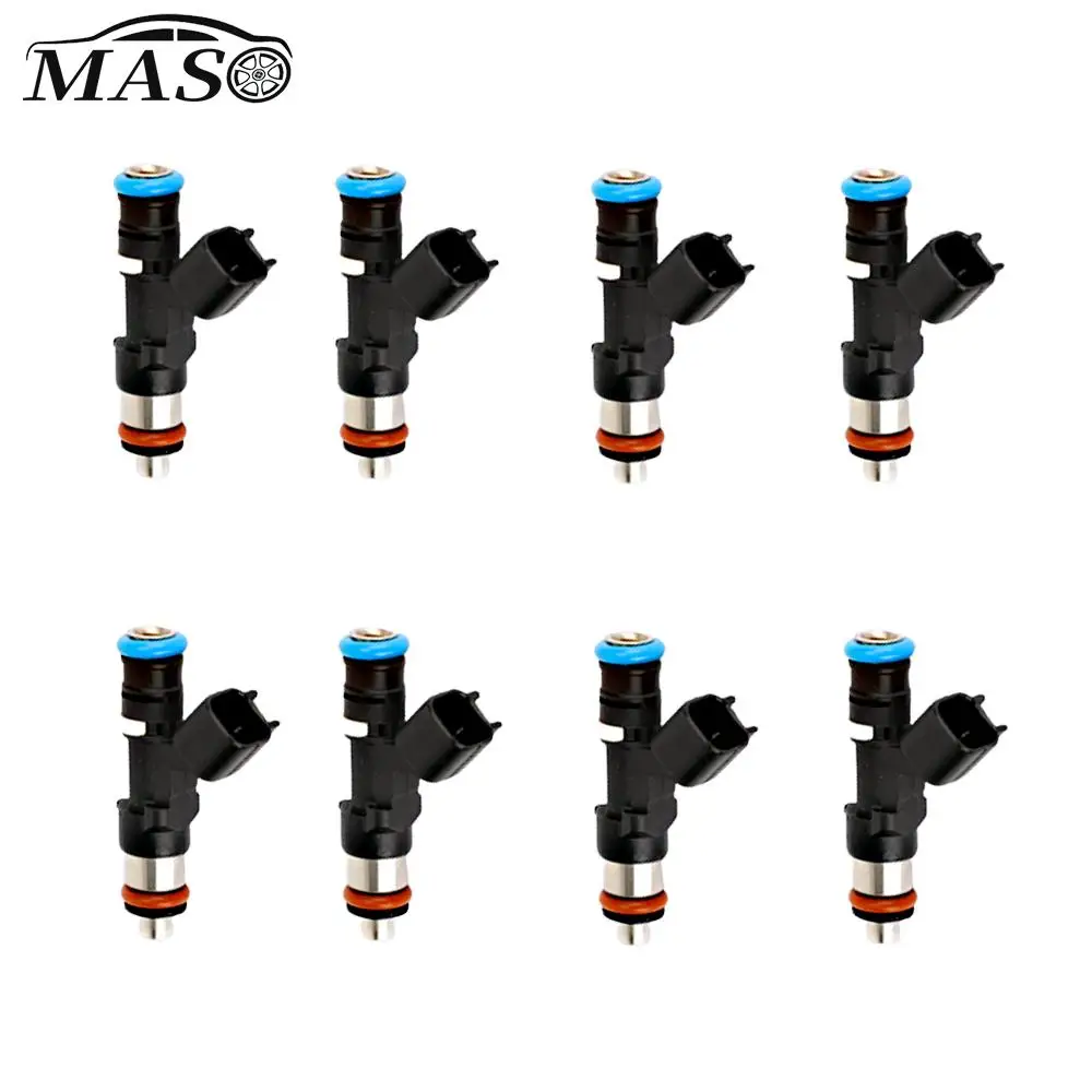 8Pcs Fuel Injector Nozzle 0280158049,12569113 for Chevrolet Trailblazer SS C6 Corvette LS2 Cadillac CTS-V LS2 Pontiac GTO LS2