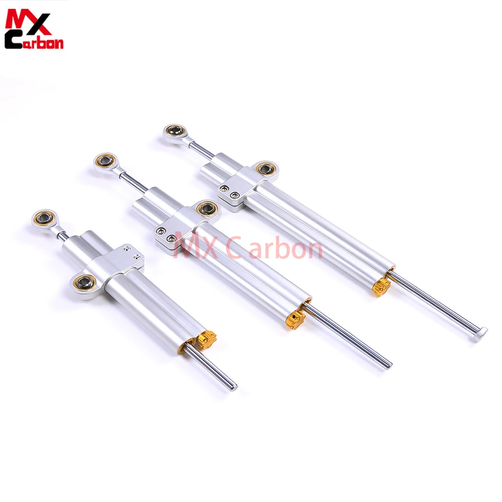 

Motorcycle modification accessories universal double tube aluminum alloy damper 255mm 375mm handlebar direction stabilizer