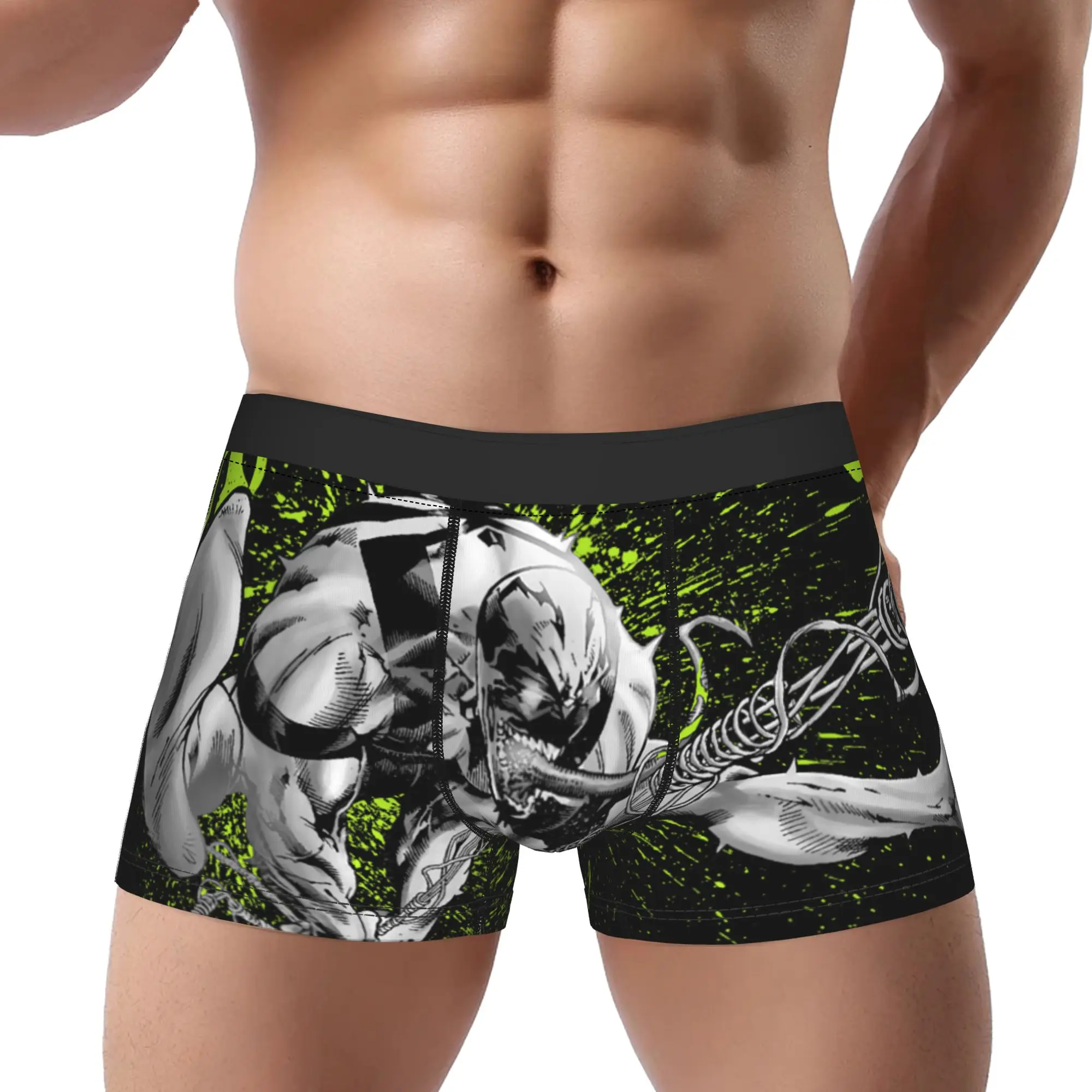 

Трусы-боксеры Disney для взрослых 18+, мужские трусы Marvel Venom, удобные шорты-боксеры, мужское нижнее белье