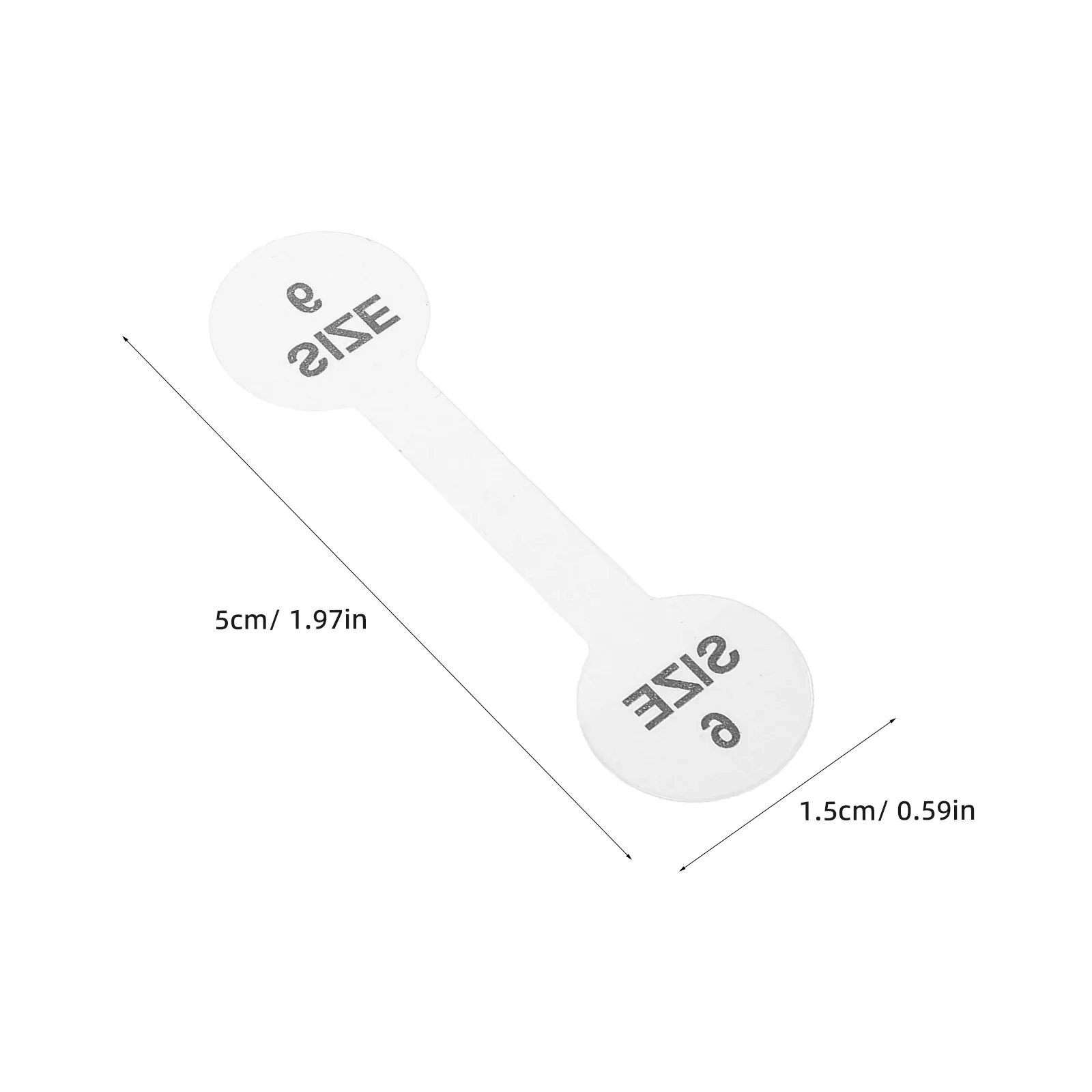 300Pcs Jewelry Size Labels for Rings Self Adhesive Removable Small Writable Tags Decorative Stickers for Retail Boutique Stores