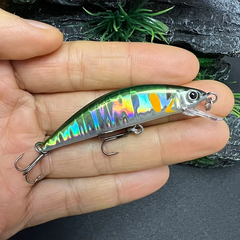 55 مللي متر 3.5 جرام غرق أسماك الصيد إغراء للمياه العذبة الصغيرة اليابان إغراء Pesca الاصطناعي الطعم الثابت سمك السلمون المرقط بايك الصيد المتذبذب #4