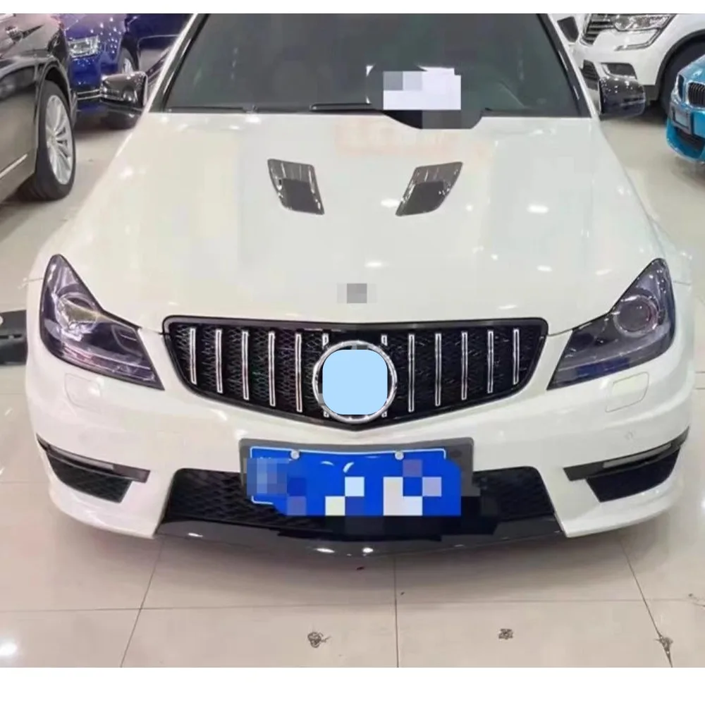 For Mercedes-Benz C-Class W204 C63 AMG 2008-2014 ABC High-Quality Racing Car Front Bumper Grille Performance Replacement Part view 4