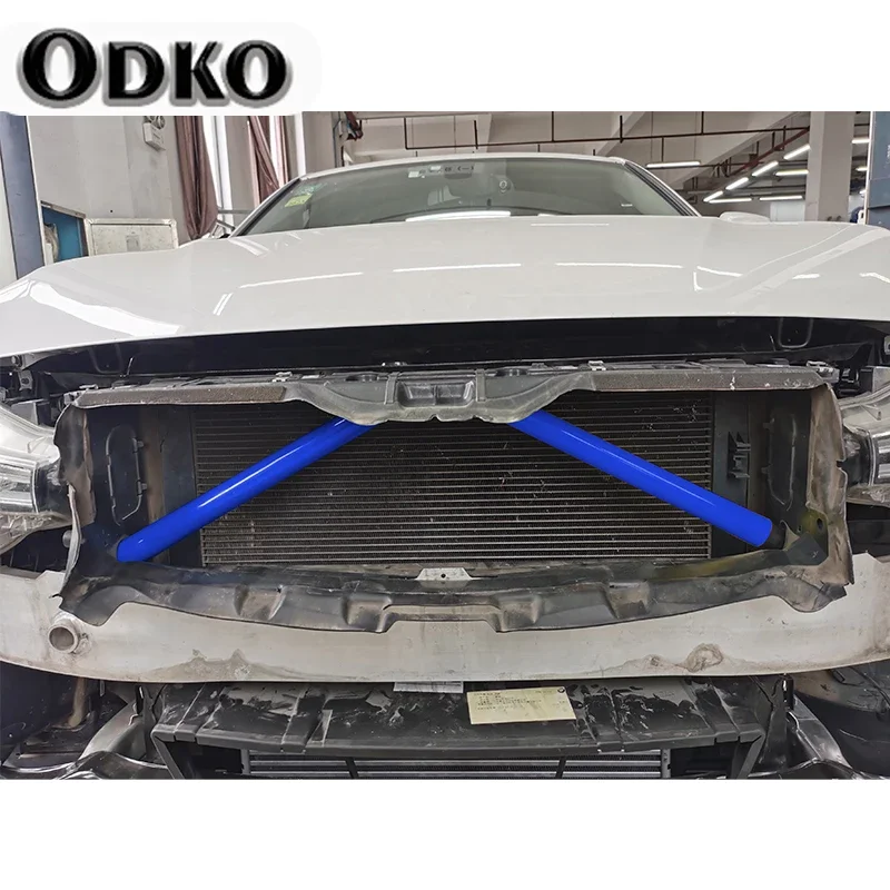 2Pcs Front Grille Trim Strips Cover Frame Stickers For BMW F10 E60 F30 F32 F20 F22 F06 F02 F25 F26 G20 1 2 3 4 5 6 7 Series view 4