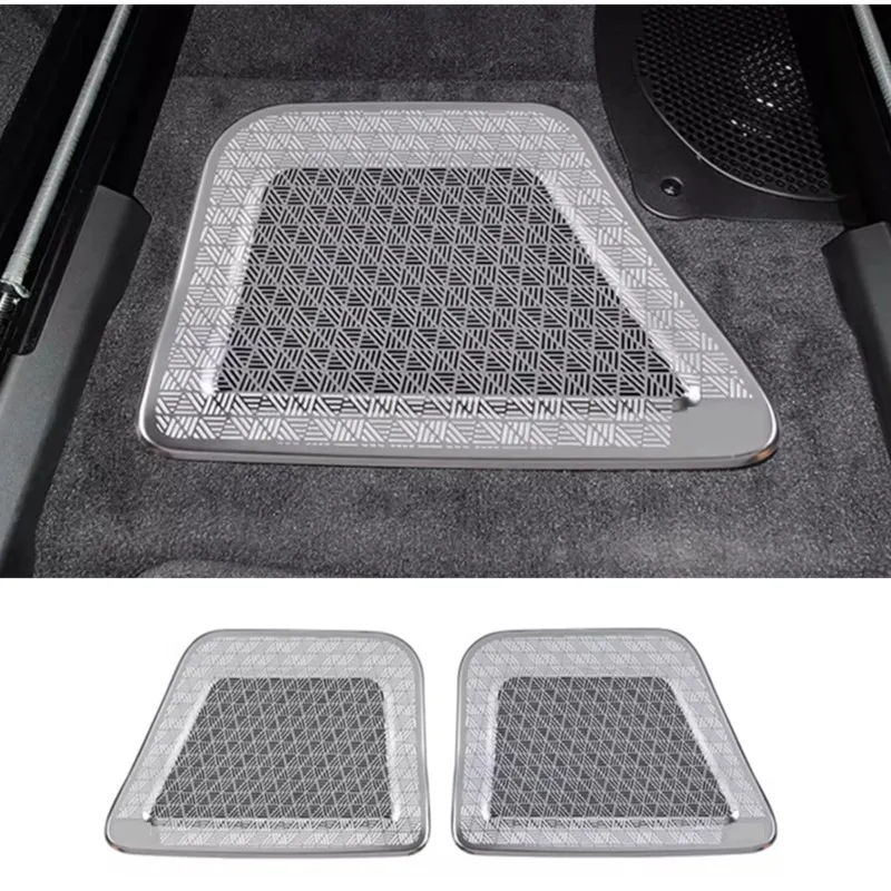 

Car Seat Under Air Vent Cover stainless steels Air Conditioner Vent Dust Cover For BMW 7 Series G11 2016-2022 Auto Accessories