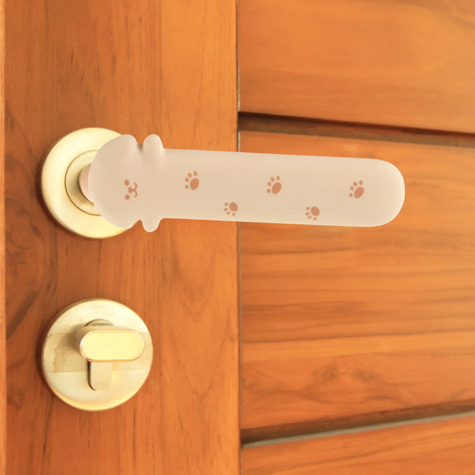 

2pcs Silicone Door Handle Sleeves Anti Pinch Soft Protective Covers Reusable Anti Collision Bathroom Bedroom Kitchen Replacement