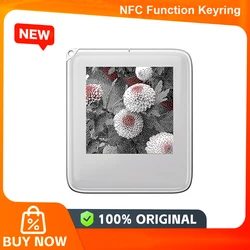 NFC Function Keyring 1.54-Inch Three Color Display Screen Image Wireless Transmission Keychain Ink Screen