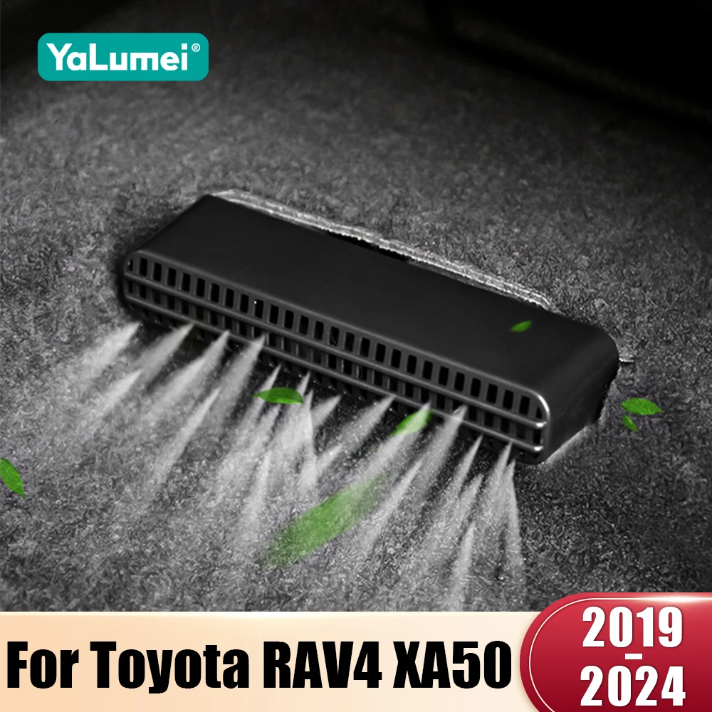 Para Toyota RAV4 XA50 2019 2020 2021 2022 2023 2024 2025 RAV 4, Cubierta Protectora para la Salida del Ducto de Ventilación del Asiento Trasero del Coche, Accesorios