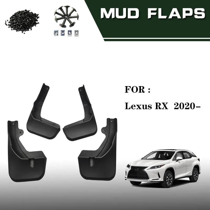 4pcs/set Mudguards For Lexus RX AL20 2020 2021 2022 Mudflaps Splash Guards Tire Fender Guards Mud Flaps Accessories