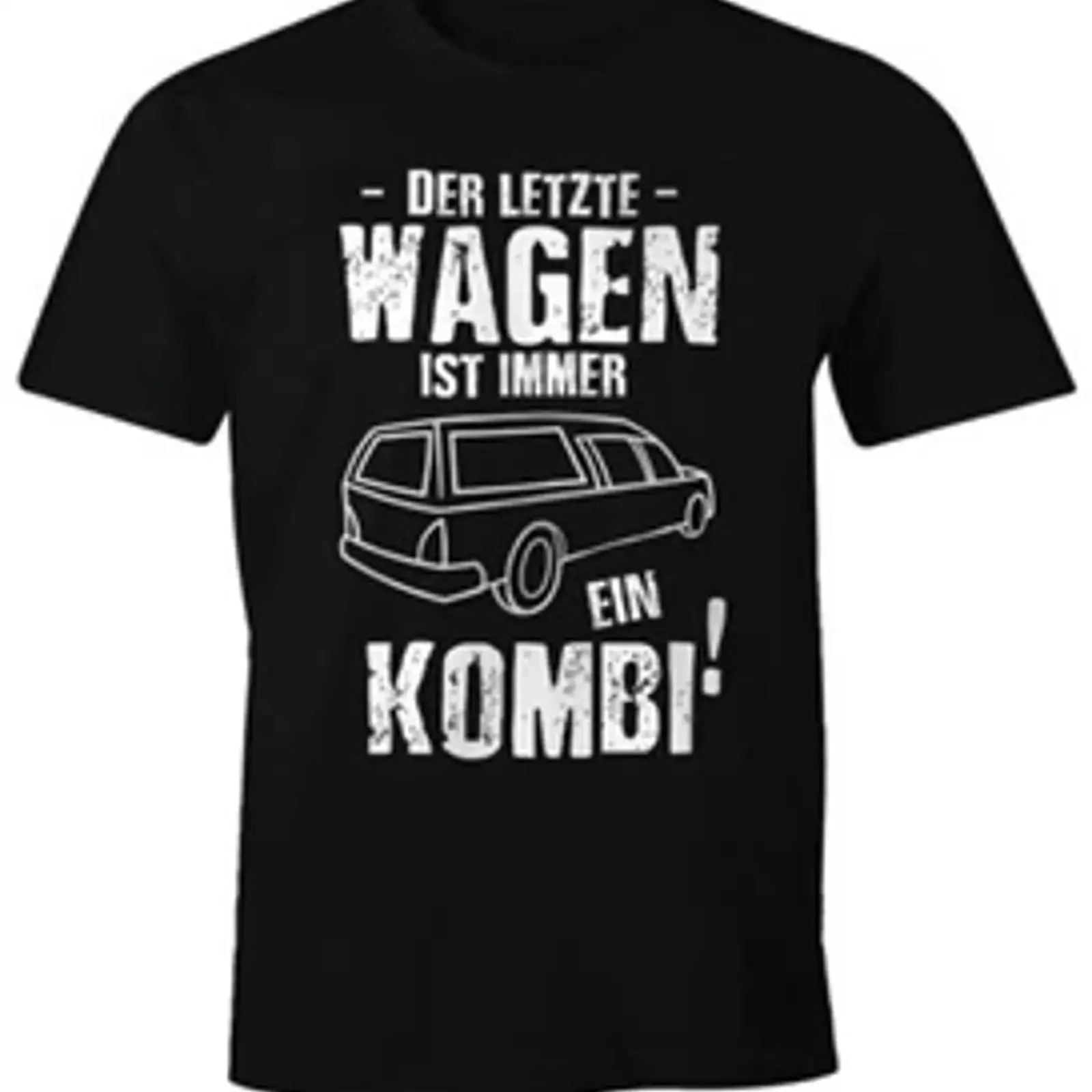 Sarcastic men's T shirt The last car is always a station wagon Fun vintage Washed designer clothes Unisex Stylish Comfortable